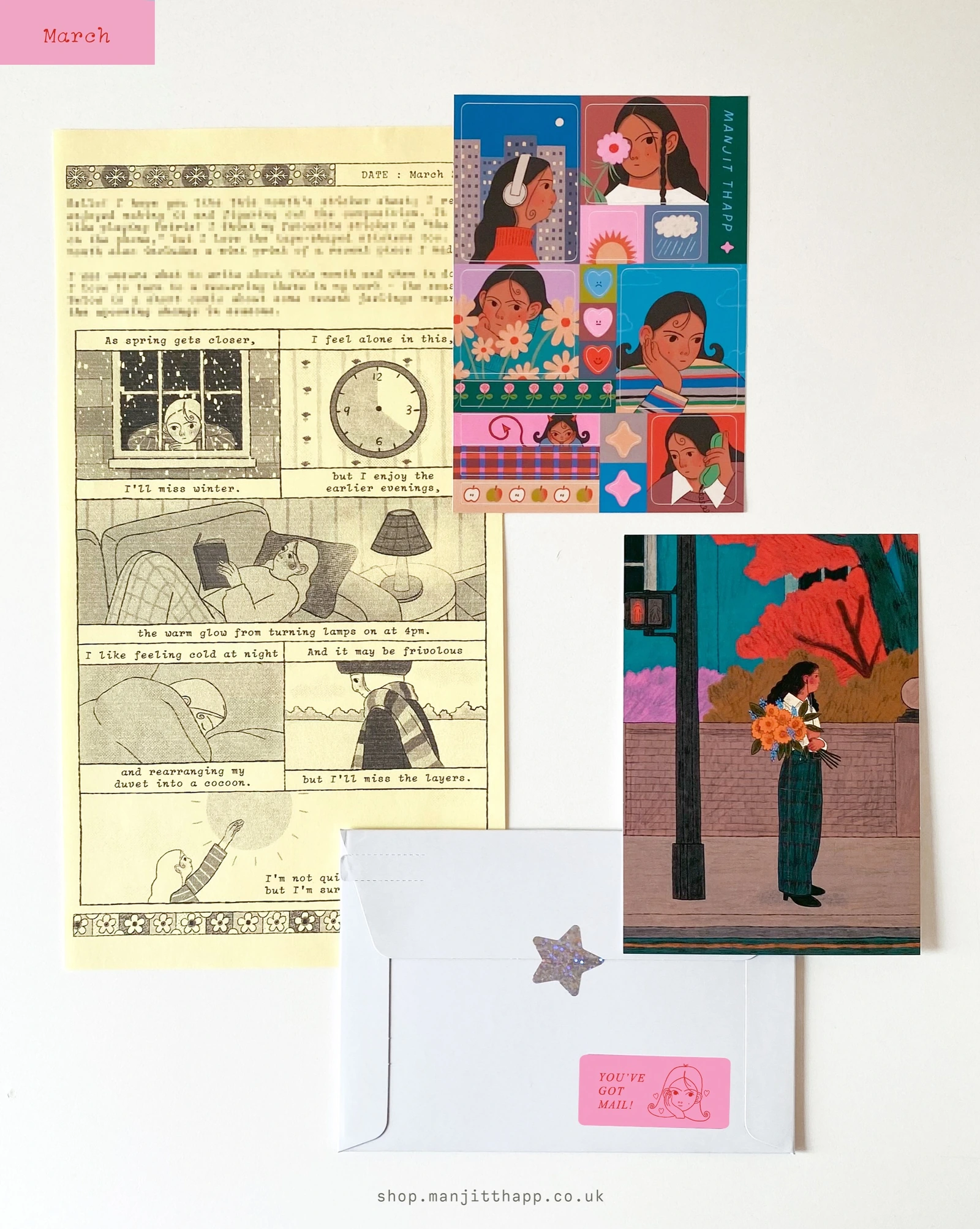 Sticker Mail Club by Manjit Thapp