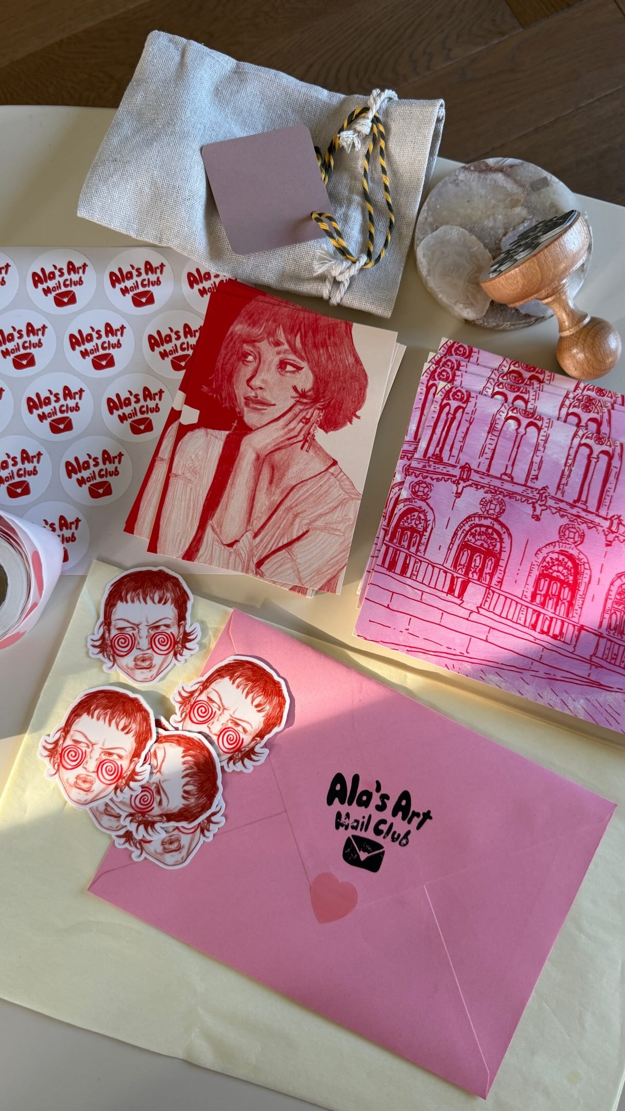 Art Mail Club — artwork and mailed paper goods