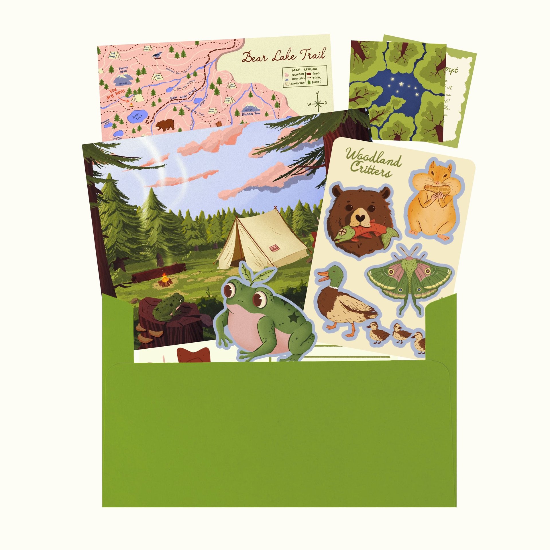 Coollecting Mail Club — mail club edition artwork and paper goods