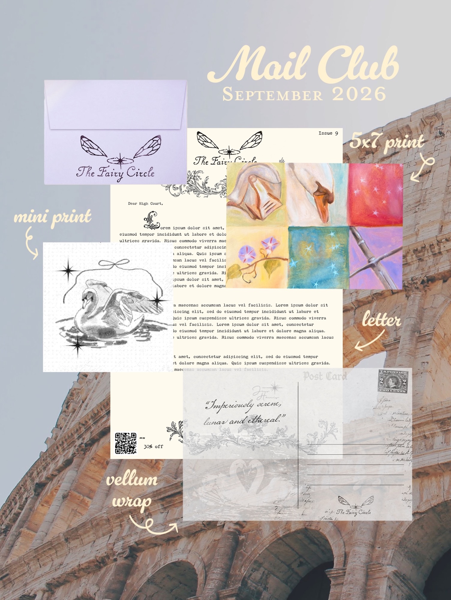 Fairy Circle Print Club — September 2026 mail-club collection