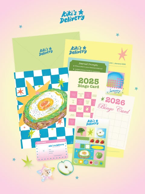 Kiki's Delivery Mail Club — illustrated mail collection