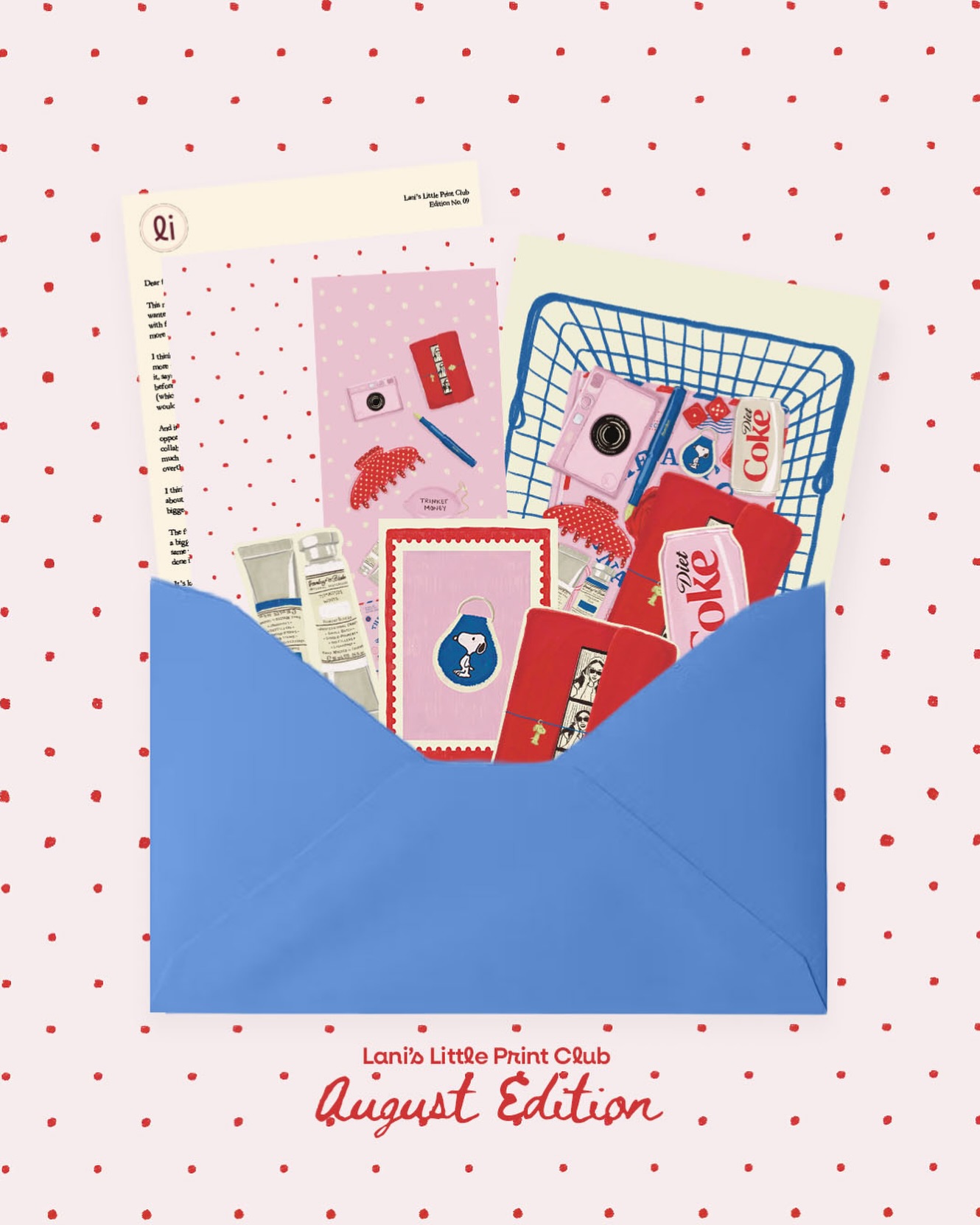 Lani's Little Print Club — August 2026 mail-club collection