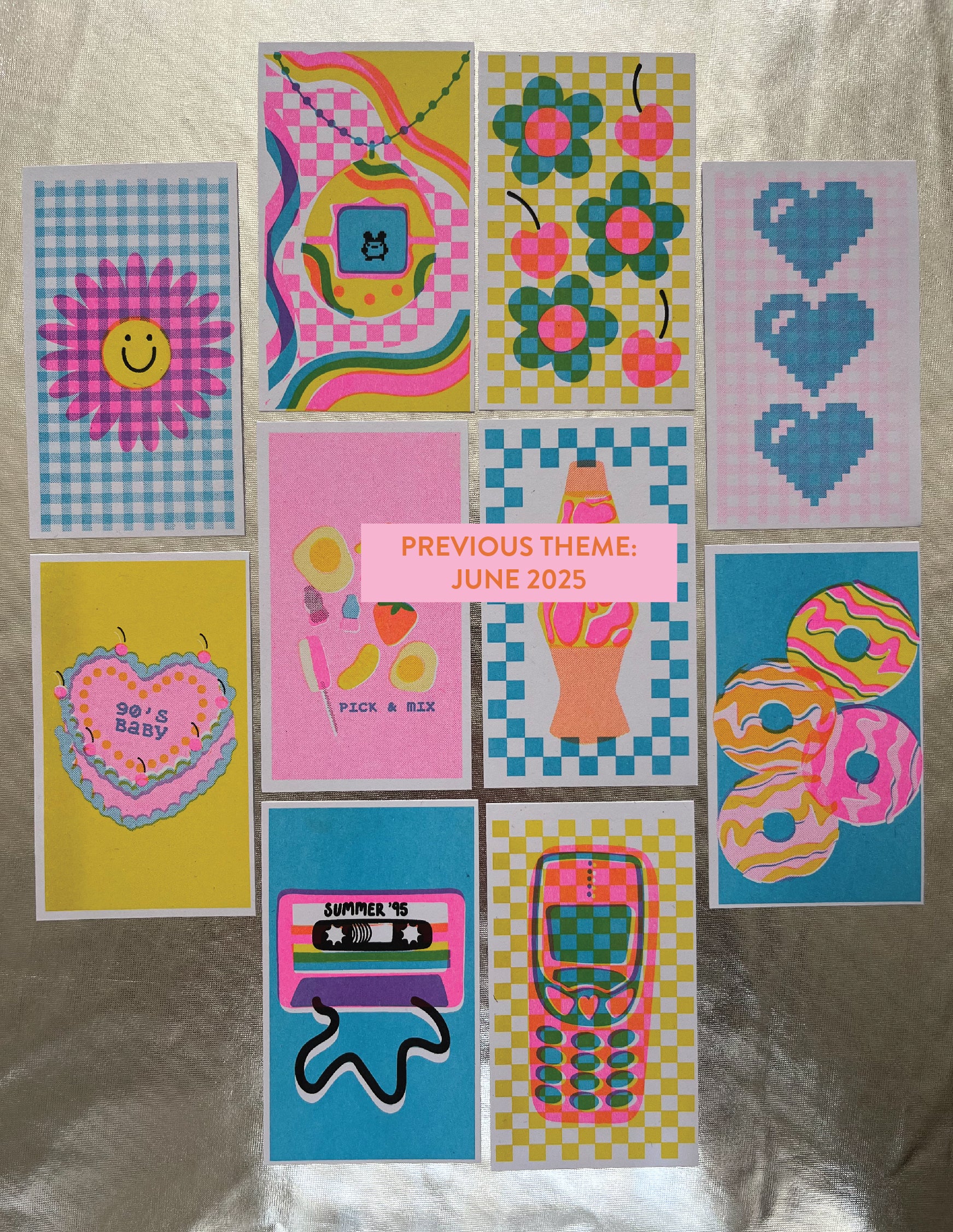 Mini Print Club — mail club edition artwork and paper goods
