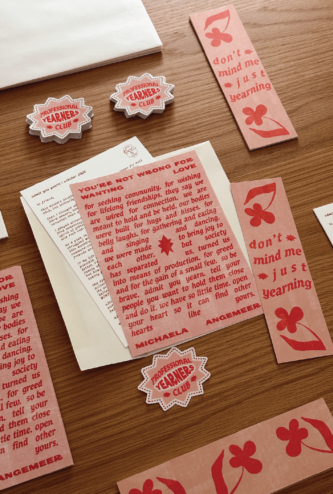 Pitter Patter Mail Club — October 2026 — poetry print, letter, sticker, and edition extras