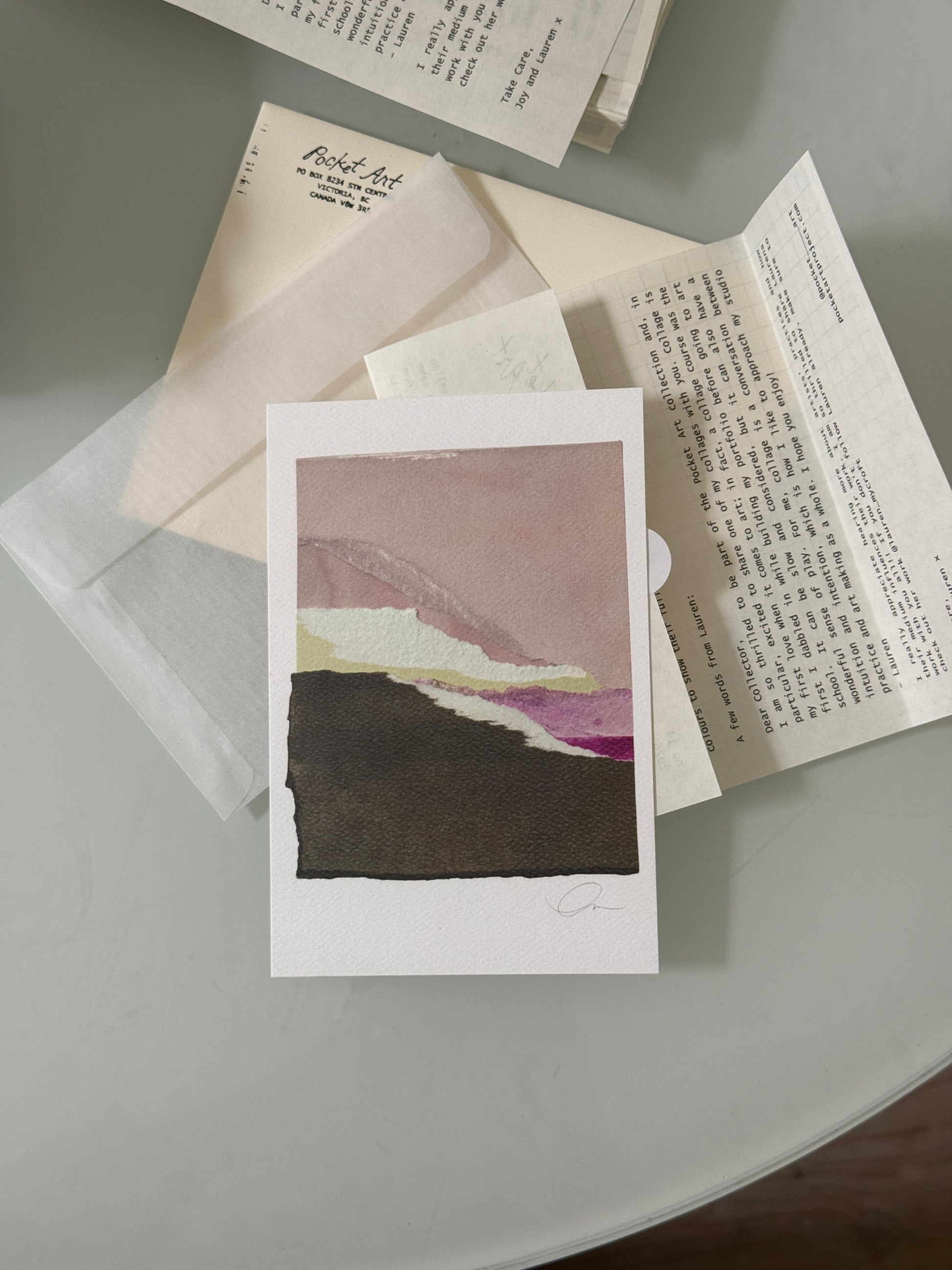 Pocket Art — individual print from a past edition