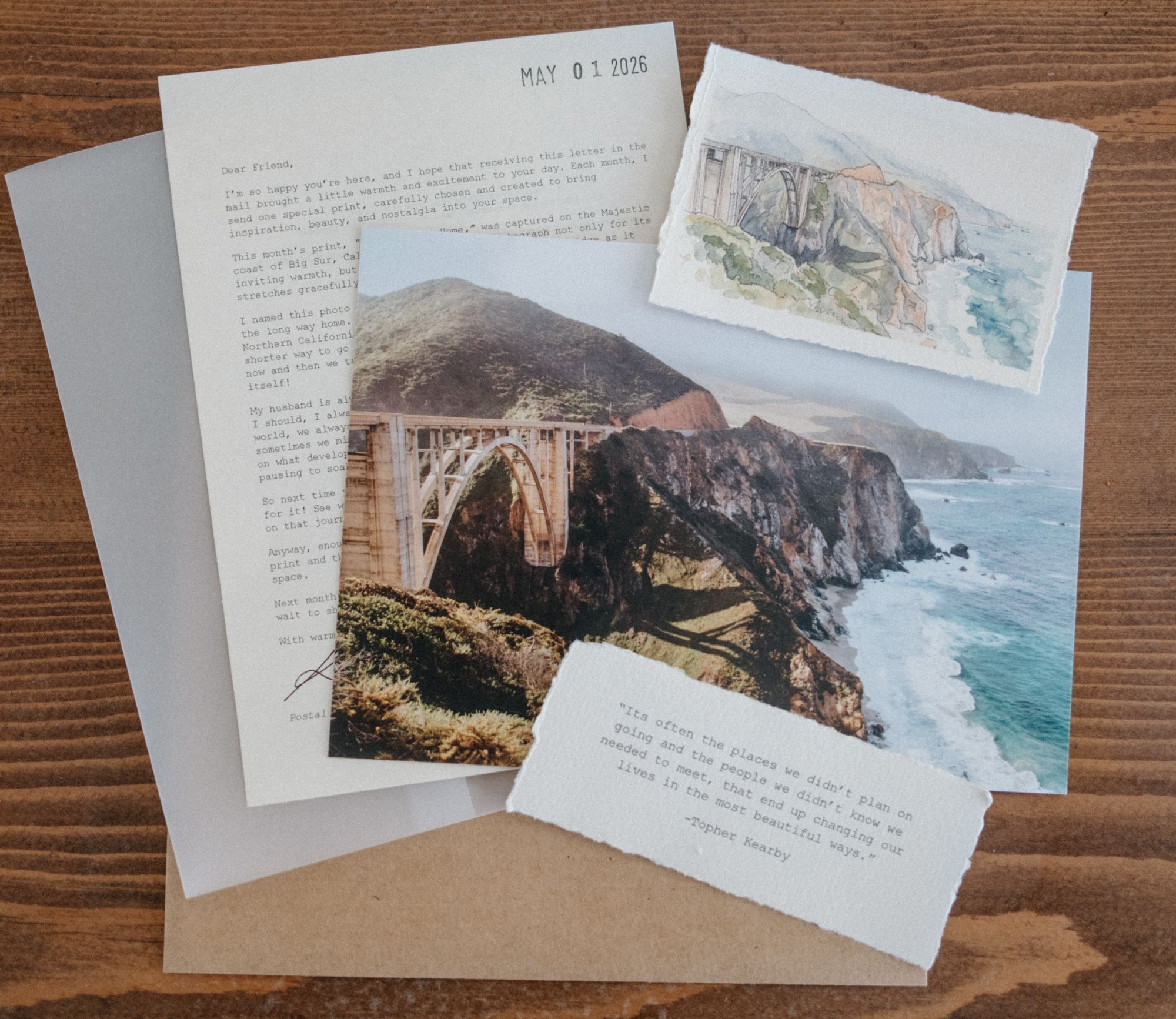 Postal Print Club — mail club edition artwork and paper goods