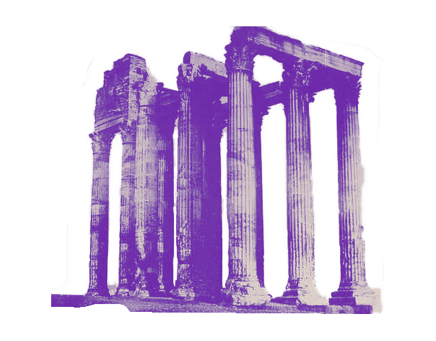 Pseudo Press’s official purple architectural logo