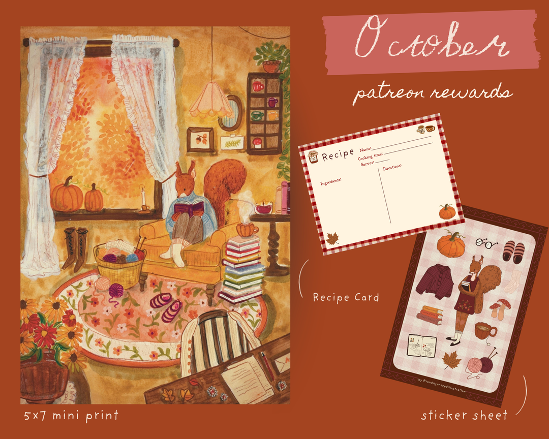 Snail Mail Club — October — public rewards preview mail-club collection