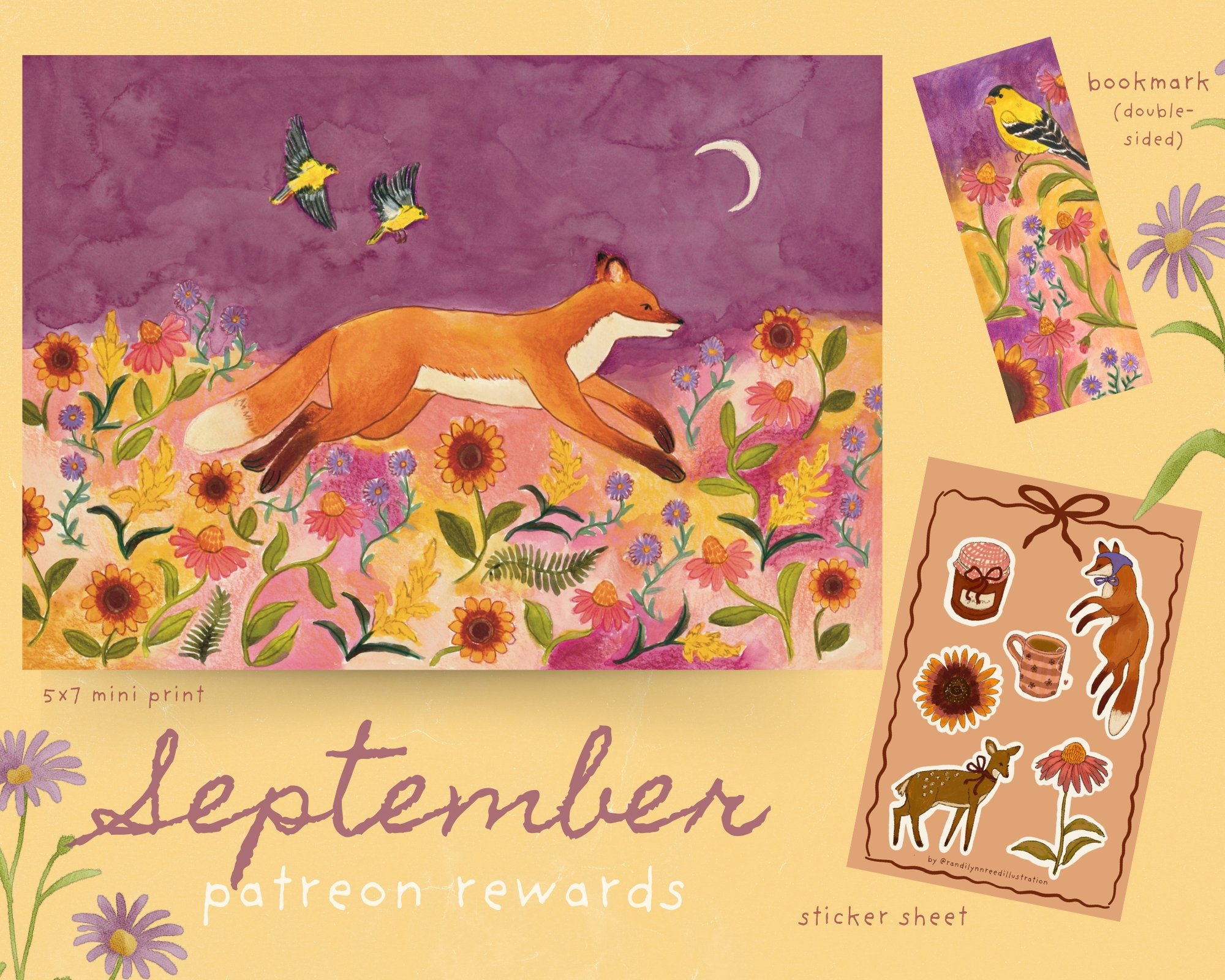 Randi Lynn Reed Snail Mail Club — September 2026 bundle design preview