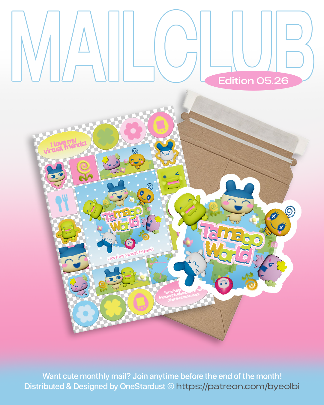 Star MailClub — May — Tamagotchi mail-club collection
