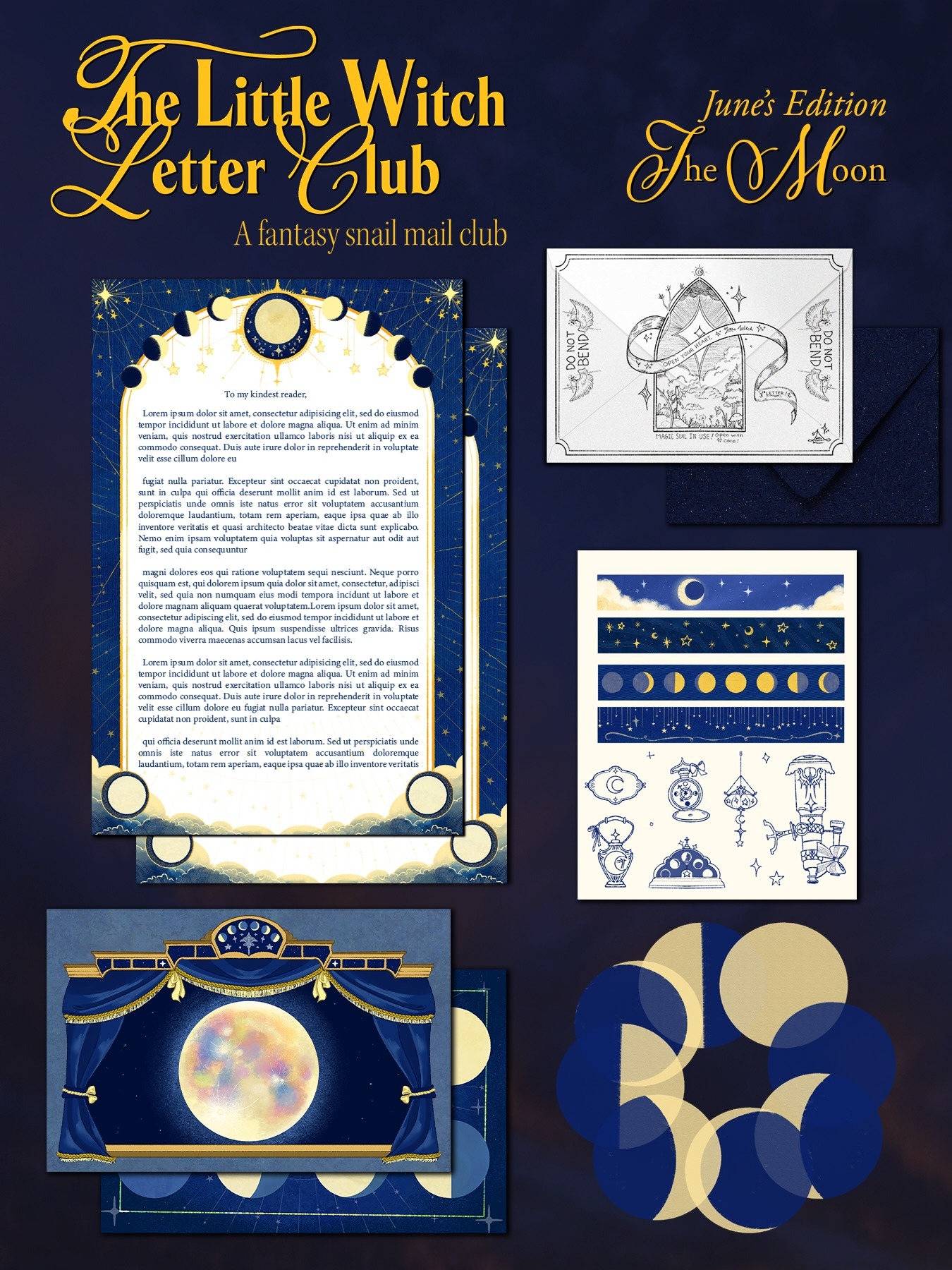 The Little Witch Letter Club — June The Moon official edition preview