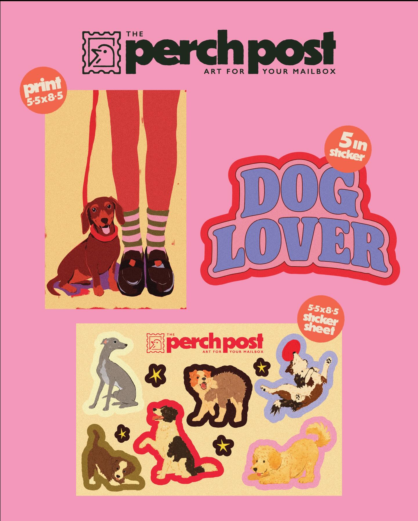 The Perch Post — mail club edition artwork and paper goods