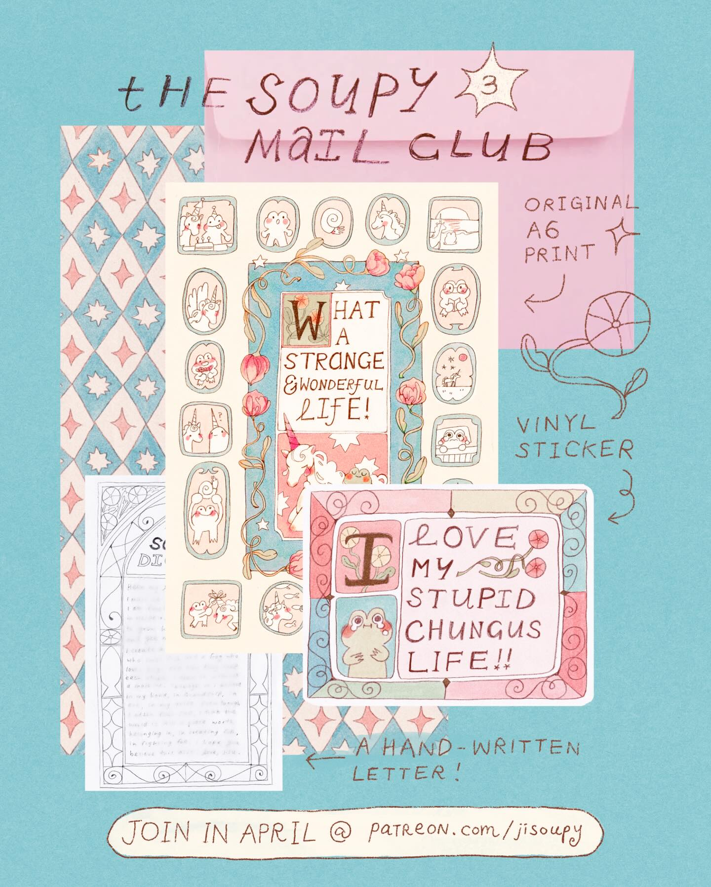 The Soupy Mail Club — April — Wonderful life — slide 4 mail-club collection