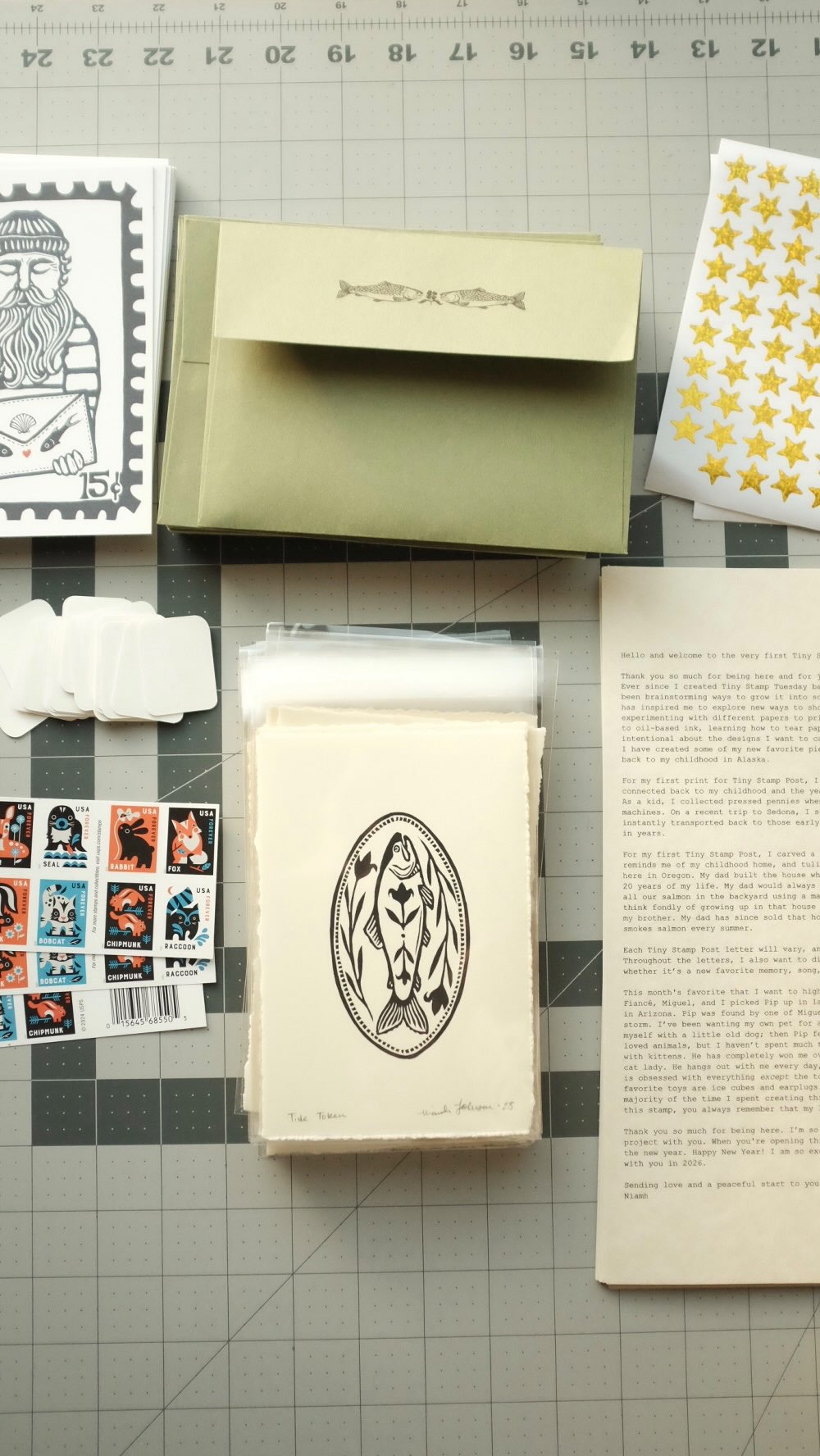 Tiny Stamp Post — illustrated mail collection