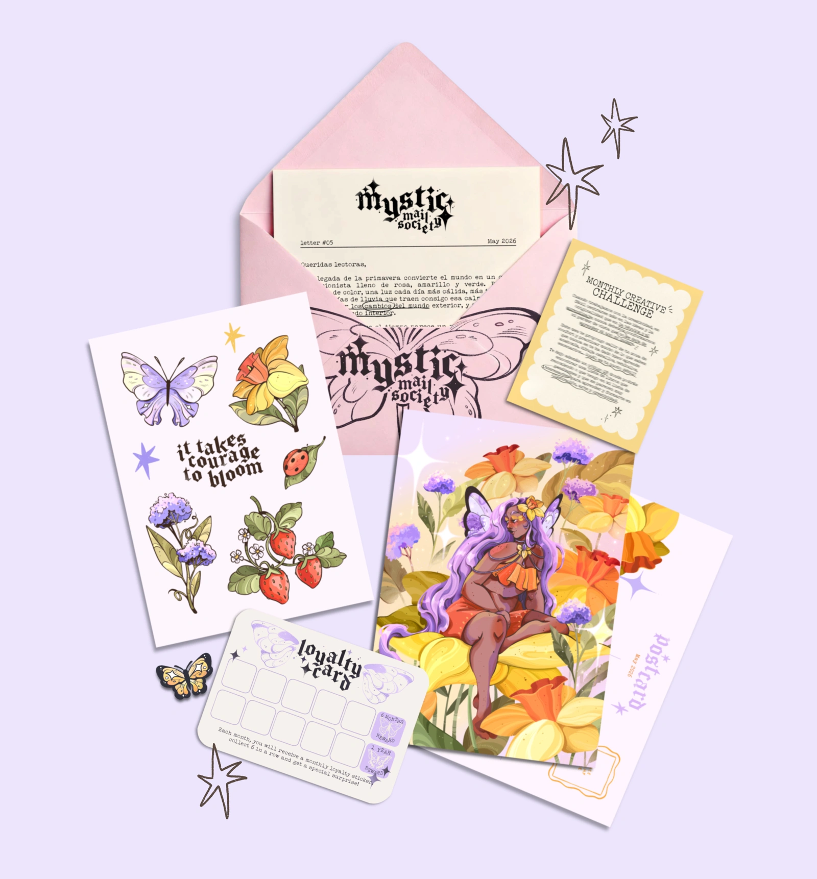 Mystic Mail Society — May 2026 — official mail preview