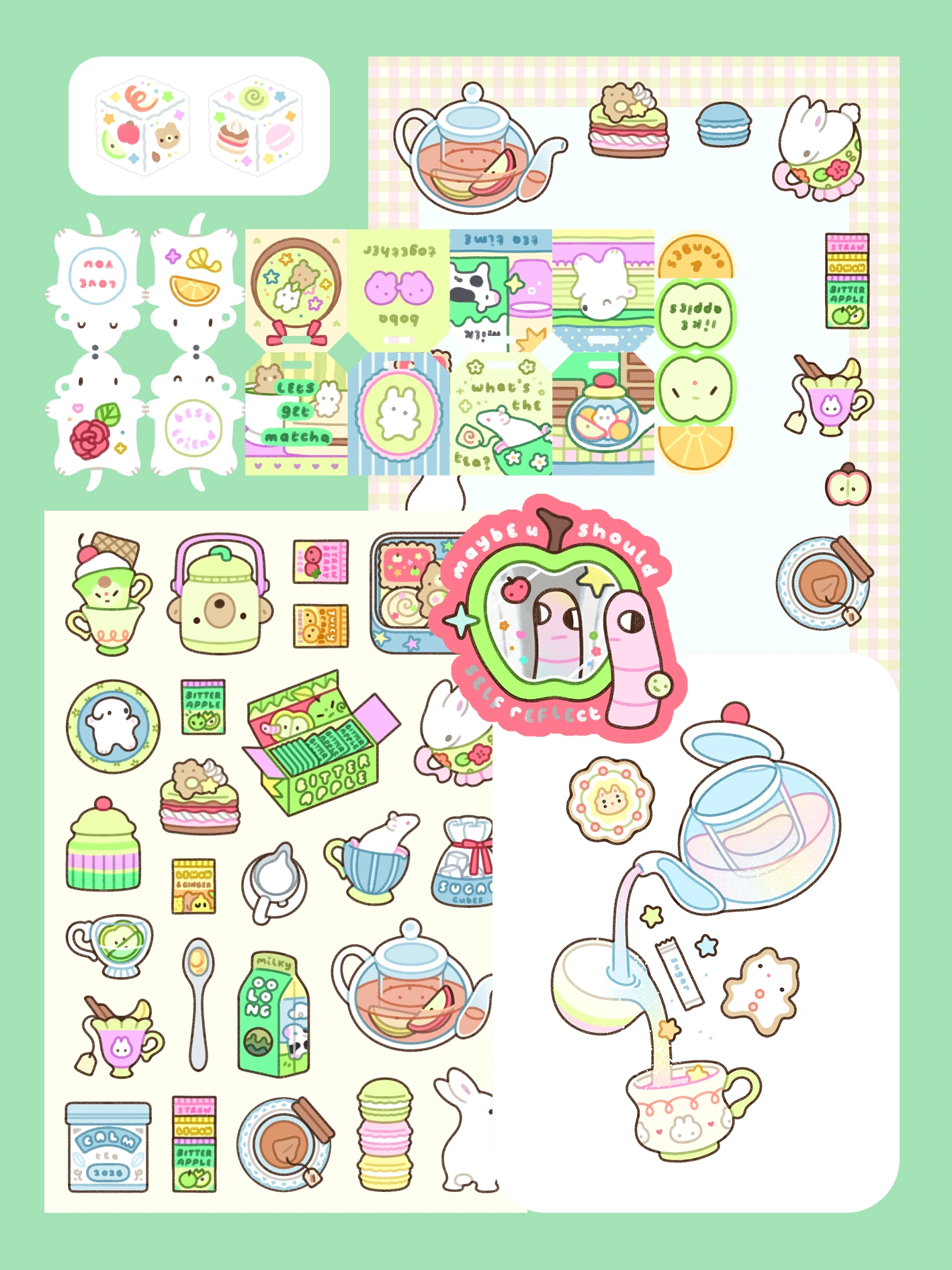Paper Wonders — Tea Emporium collection design preview