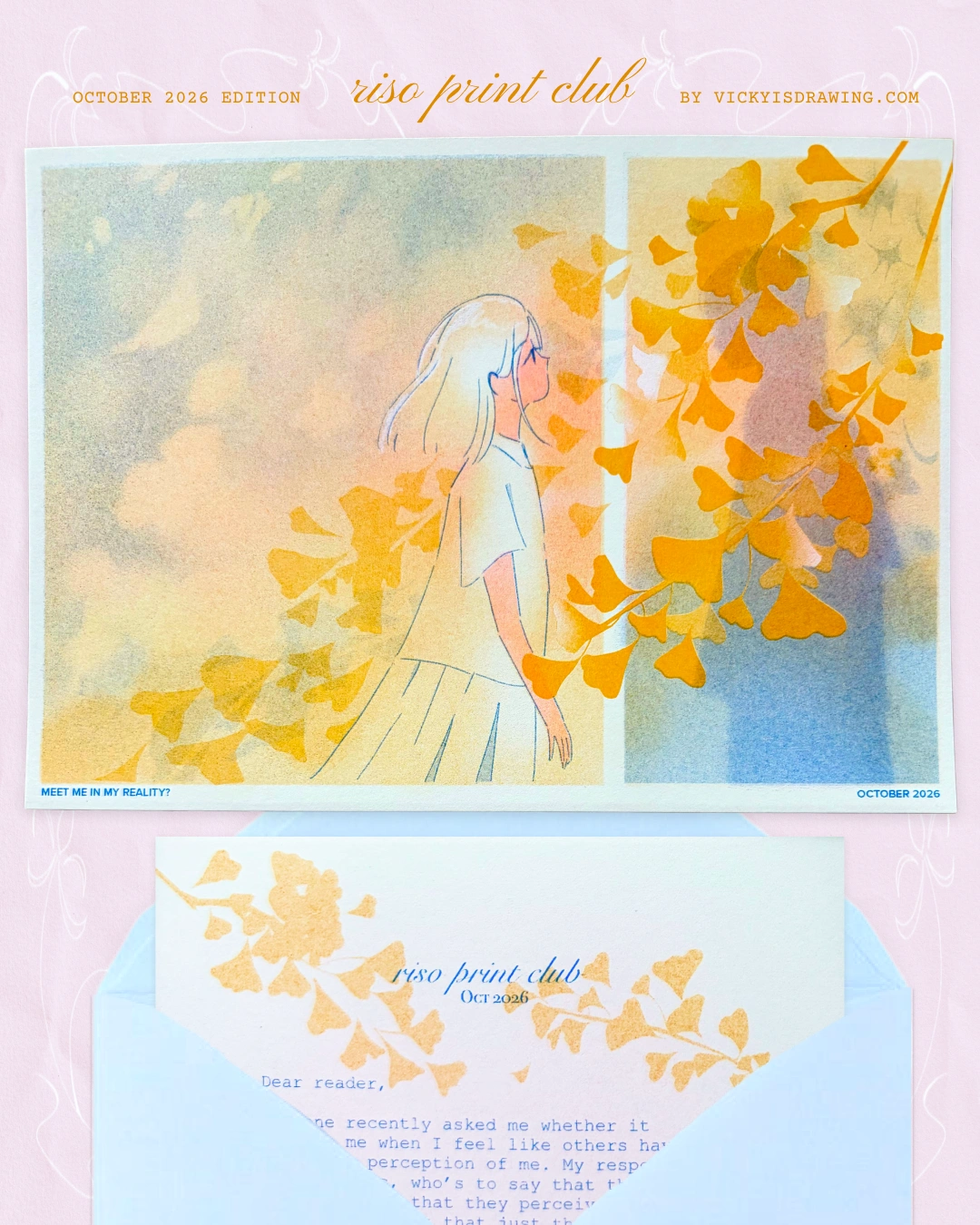 Riso Print Club — risograph print and its accompanying mail