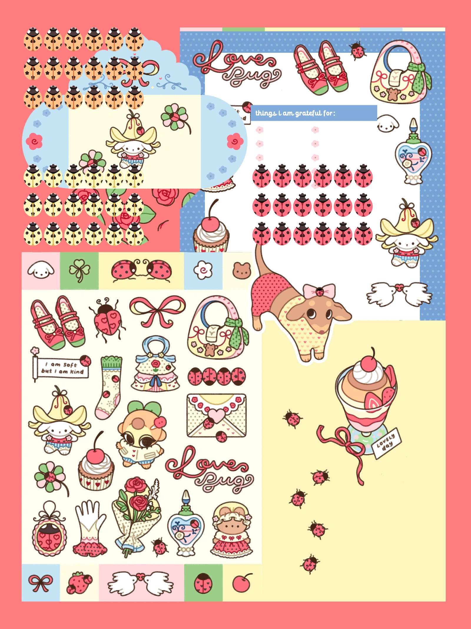 Paper Wonders — Loveliness collection design preview