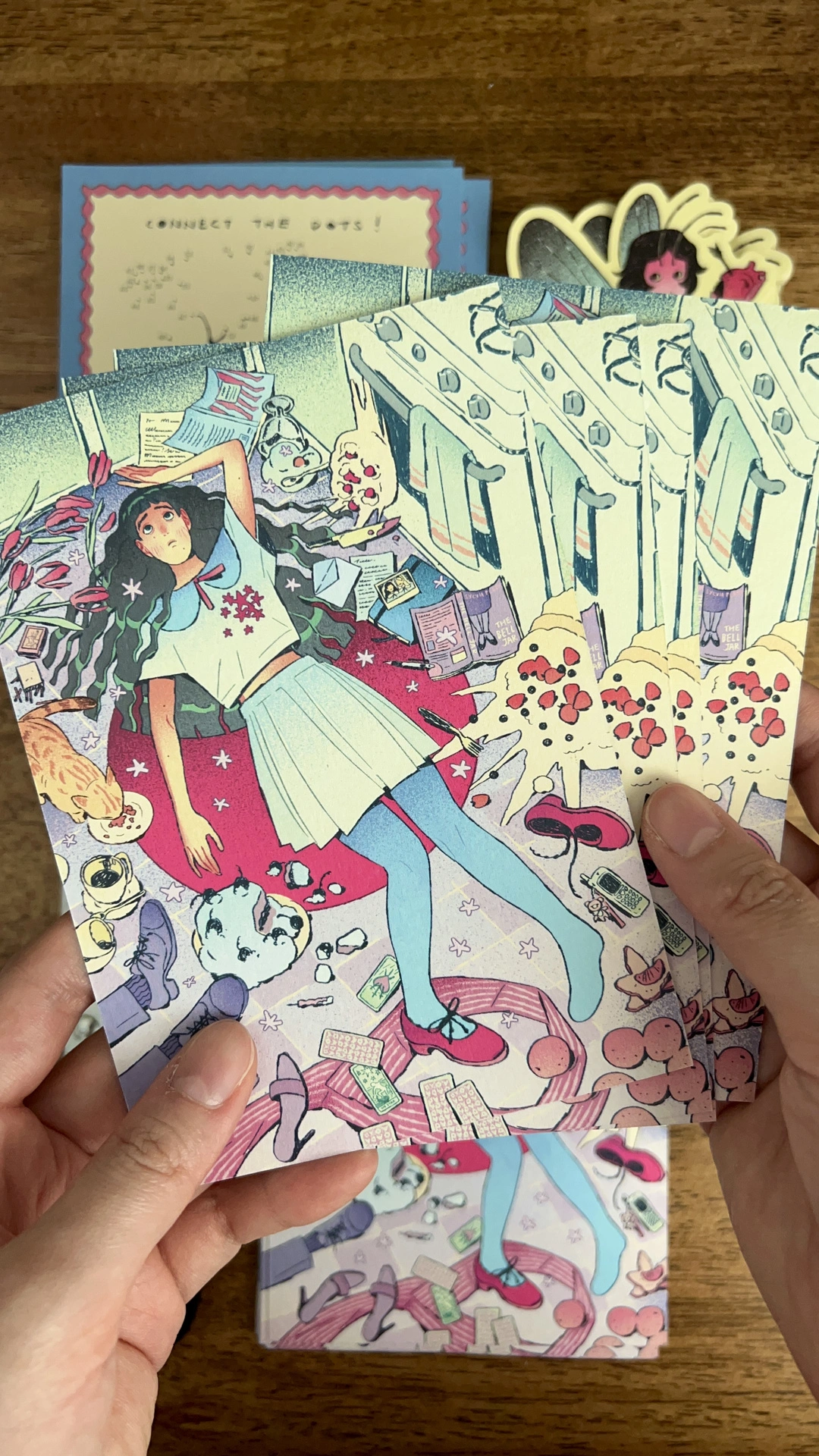 Snail Mail by Pottetto — July 2026 — moving-house postcard, reverse activity, and sticker