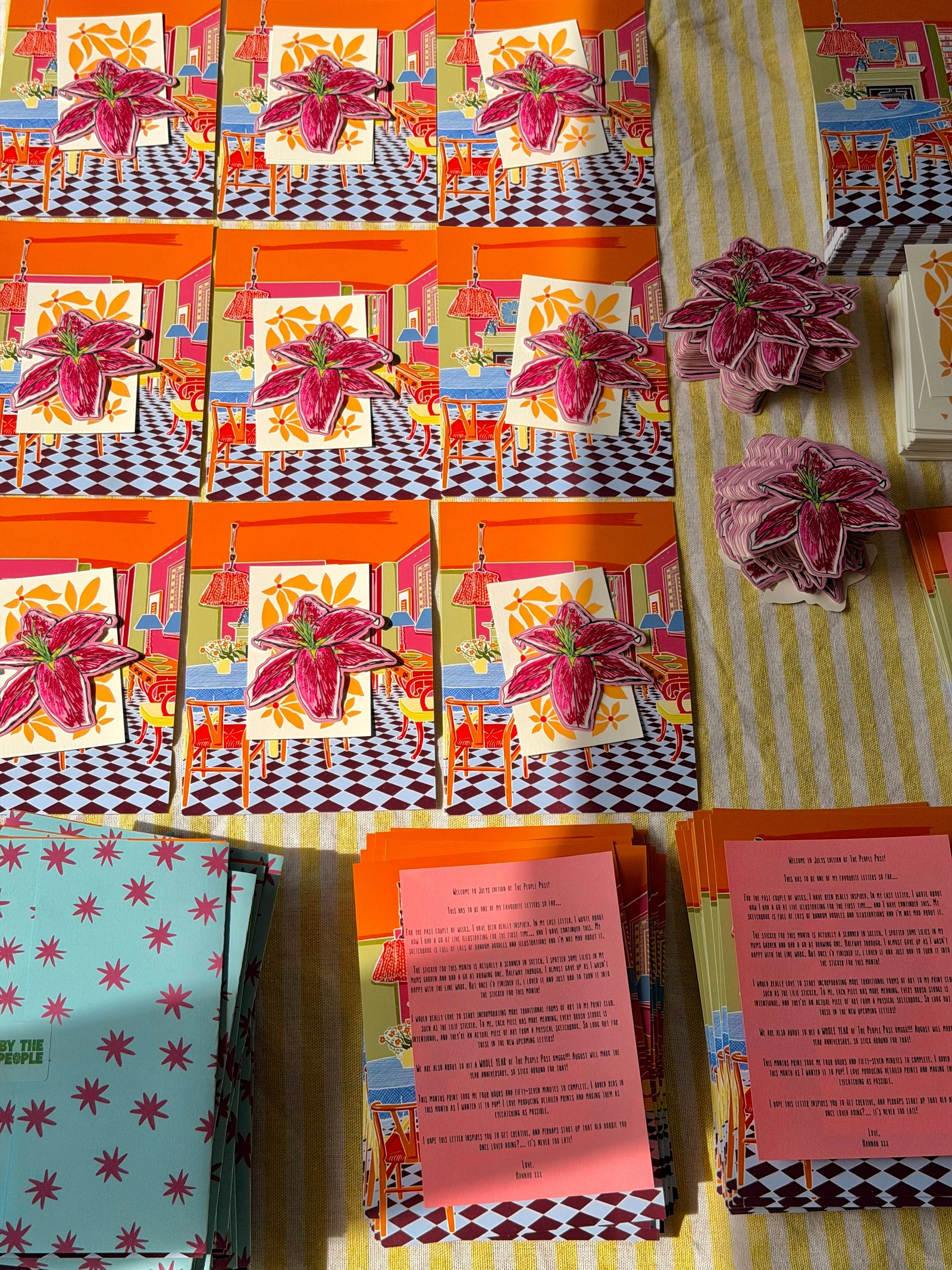 The People Post: July prints, mini prints, stickers, and letters