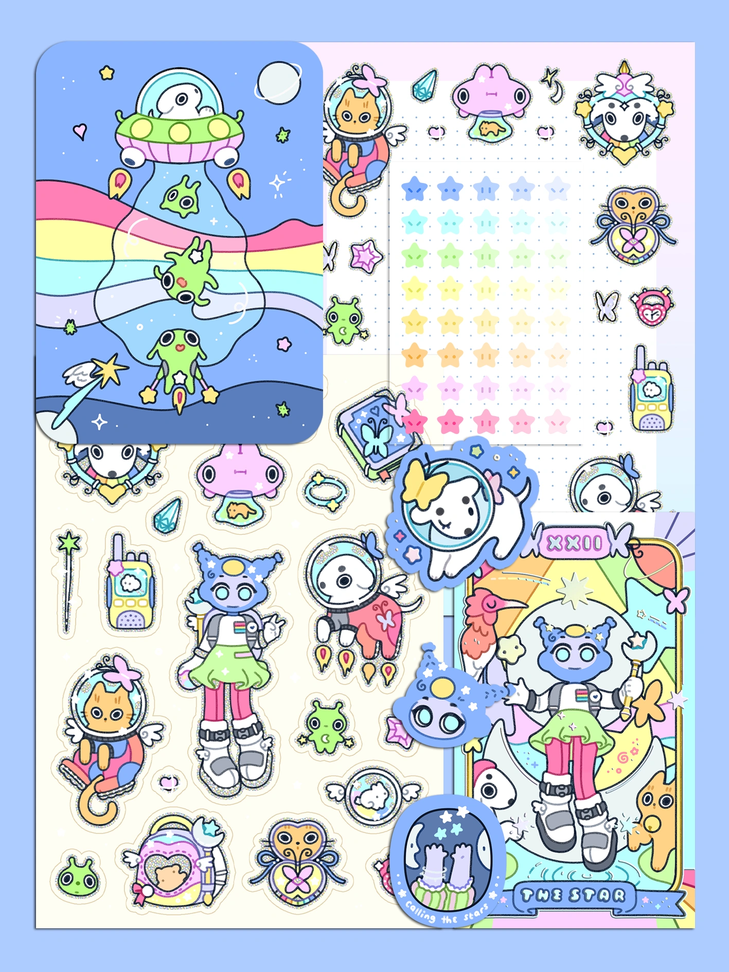Paper Wonders — Cosmic Guardian collection design preview